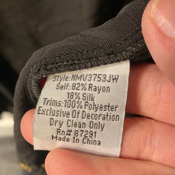 Johnny Was black velvet duster kimono jacket large read description: - Picture 8 of 10